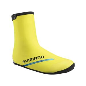 SHIMANO Kerékpáros kamásli cipőre - XC THERMAL - sárga