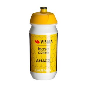 TACX Kerékpáros palack vízre - VISMA-LEASE A BIKE - fehér/sárga