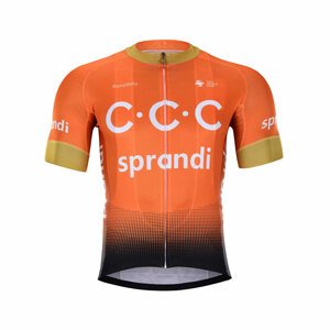 BONAVELO Rövid ujjú kerékpáros mez - CCC 2020 - narancssárga