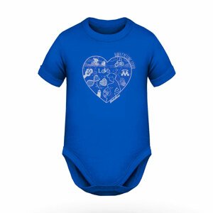 gyermek rugdalózó - BABY CYCLING LOVER - kék