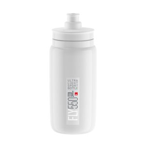 ELITE Kerékpáros palack vízre - FLY 550 ml - fehér/szürke