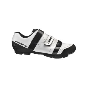 GAERNE Kerékpáros cipő - LASER MTB - fehér/fekete