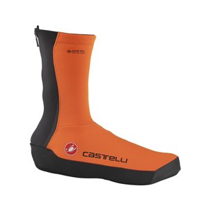 CASTELLI Kerékpáros kamásli cipőre - INTENSO UL - fekete/narancssárga