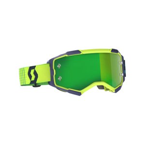 SCOTT Kerékpáros szemüveg - FURY - sárga/kék