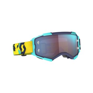 SCOTT Kerékpáros szemüveg - FURY - kék/sárga