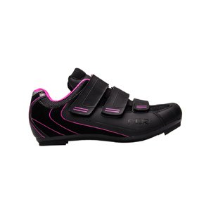 FLR Kerékpáros cipő - F35 - fekete/rózsaszín