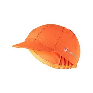 CASTELLI Kerékpáros sapka - ENDURANCE CAP - narancssárga