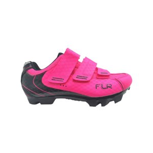 FLR Kerékpáros cipő - F55 MTB - fekete/rózsaszín