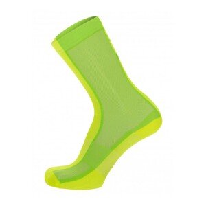 SANTINI Klasszikus kerékpáros zokni - PURO - zöld