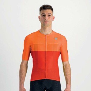 SPORTFUL Rövid ujjú kerékpáros mez - LIGHT PRO - narancssárga