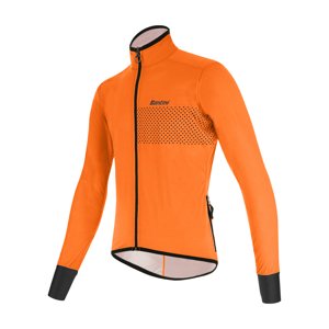 SANTINI Kerékpáros vízálló esőkabát - GUARD NIMBUS - narancssárga