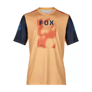 FOX Rövid ujjú kerékpáros mez - RANGER RACE TAUNT - narancssárga