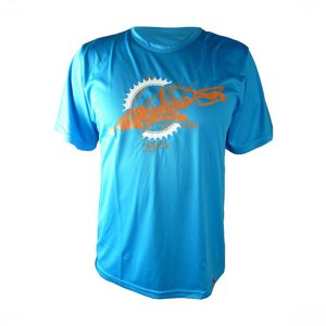 HAVEN Rövid ujjú kerékpáros póló - NAVAHO MTB - kék/narancssárga
