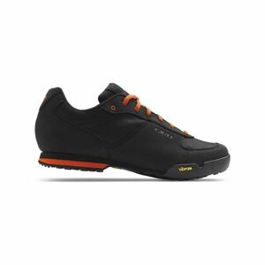 GIRO Kerékpáros cipő - RUMBLE VR - fekete/narancssárga