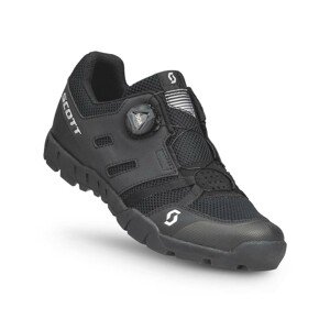 SCOTT Kerékpáros cipő - SPORT CRUS-R BOA ECO - ezüst/fekete