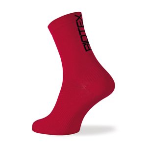 BIOTEX Klasszikus kerékpáros zokni - PRO - piros
