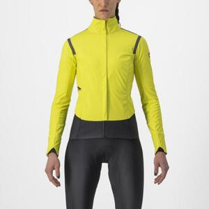 CASTELLI Kerékpáros dzseki béléssel - ALPHA ROS 2 W - sárga