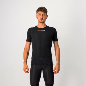 CASTELLI Rövid ujjú kerékpáros póló - PROSECCO TECH - fekete