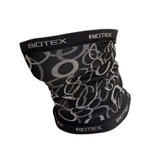 BIOTEX Kerékpáros nyakmelegítő - MULTIFUNCTIONAL - szürke/fekete