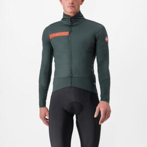 CASTELLI Kerékpáros dzseki béléssel - BETA RoS - zöld