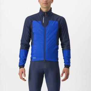 CASTELLI Kerékpáros dzseki béléssel - FLY TERMAL - kék