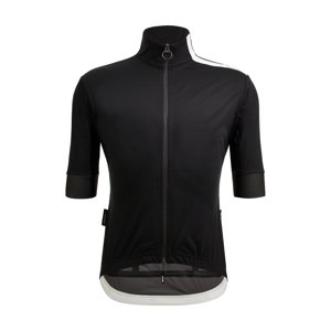 SANTINI Kerékpáros dzseki béléssel - ADAPT SHELL - fekete