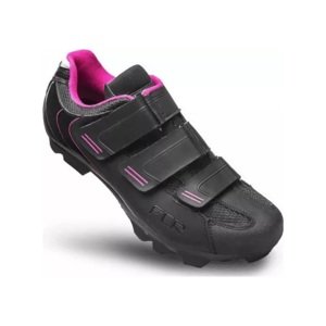 FLR Kerékpáros cipő - F55 - fekete/rózsaszín
