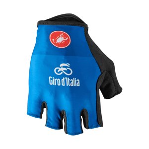 CASTELLI Kerékpáros kesztyű rövid ujjal - GIRO D'ITALIA - kék