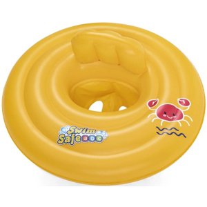 Inflatable baby seat ring sárga
