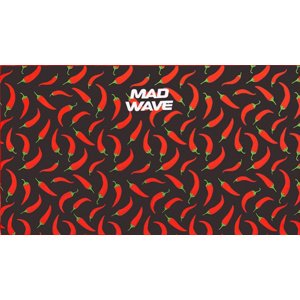 Mad wave chilli microfibre towel fekete/piros