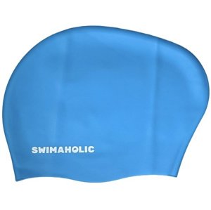 Swimaholic long hair cap junior kék