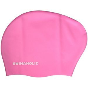 Swimaholic long hair cap junior rózsaszín