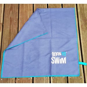 Mikroszálas törölköző borntoswim towel kék