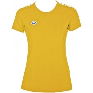 Női póló arena w t-shirt team lily yellow/white s