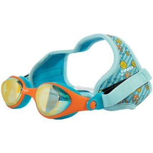 úszószemüveg finis dragonflys goggles mirror kék/narancssárga